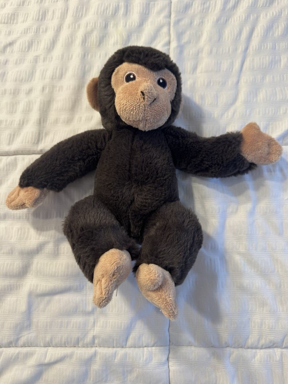 Aurora World Eco Nation Chimpanzee Chimp Brown Recycled Handmade Toy Plush Soft